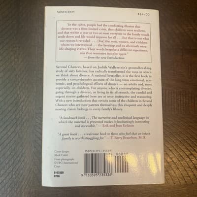 Second Chances-Men, Women and children a Decade after Divorce - Thumbnail 3