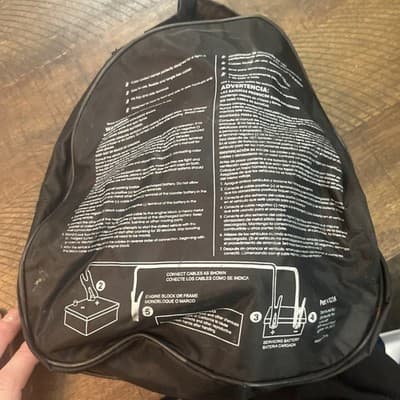 Autocraft AC124 10 Gauge 12' Light Duty Booster Cable Kit NOS - Thumbnail 2