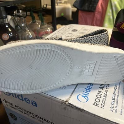 Time And Tru Women’s Slip On Brown Polka Dot Shoes Beige Main Color Size 9 - Thumbnail 3