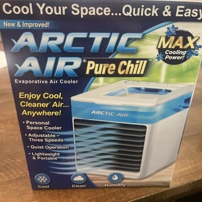 Arctic Air Pure Chill Deluxe Evaporative Air Cooler UV Light *NEW* - Image 1
