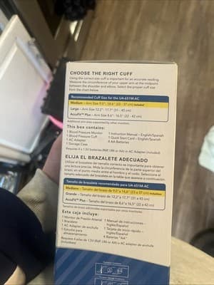 BRAND NEW A & D DELUXE MEDICAL BLOOD PREASURE MONITOR UA-651M-AC - Thumbnail 4