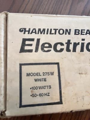 Vintage Hamilton Beach Scovill Electric Knife Model 275G Gold - Image 1