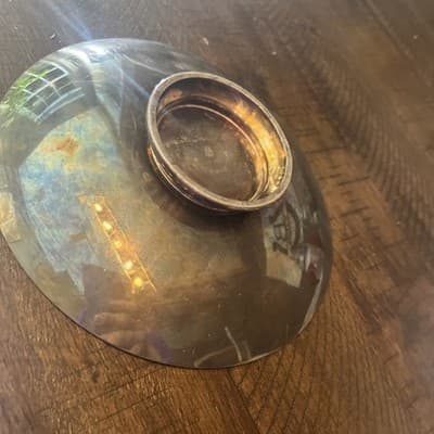 Towel Silversmith Basketball Rare Silver Plate - Thumbnail 4