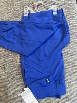 Climate Right 7 Pocket Scrub Jogger Pants w/Badge Loop Holder sz Small NEW - Thumbnail 4