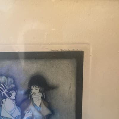 Le Directoire Original Hand Printed And Framed By Harbour - Thumbnail 5