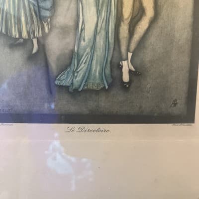 Le Directoire Original Hand Printed And Framed By Harbour - Thumbnail 3