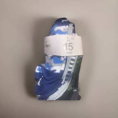 15 Pairs No Show Socks Shoe Size 3-9 Large Camo & Solid Wonder Nation Boys NEW - Thumbnail 2