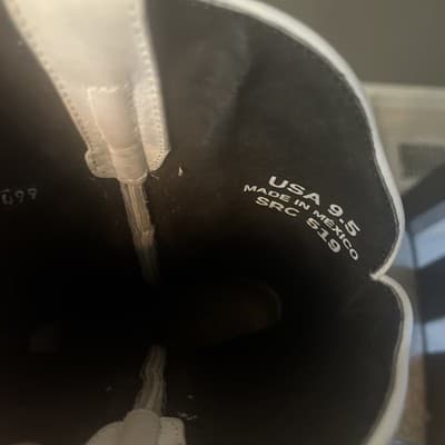 Womens White Western Cowboy Boots & Gray Leather Stitching By Sterling River - Thumbnail 2