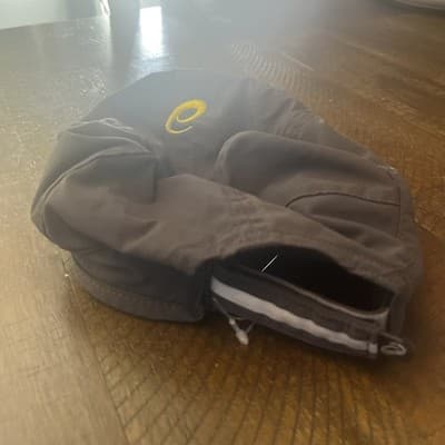 ASICS Women's Hat Grey and Yellow One Size Fits All Adjustable Baseball Cap - Thumbnail 2