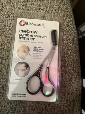 BioSwiss rRX eyebrow and Comb Trimmer Unisex Stainless Steel - Image 1