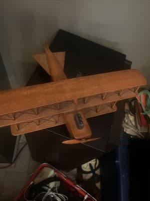 Vintage Model Of 1903 Wright Flyer Tri Tier Airplane - Thumbnail 2
