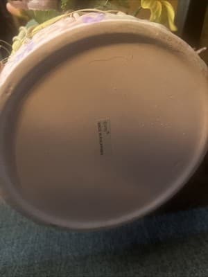 FTD Floral Basket Top Weaves Bottom Porcelon With Dlower Design Bright Fake Boqu - Thumbnail 4