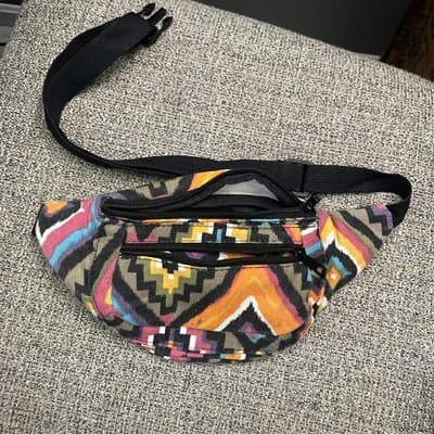 Aztec Style Fanny Pack Southwest Woven - Image 1