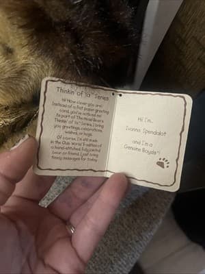 Boyds Bears Ivanna Spendalot #903401 988-200” Born to Shop Tote/Gift With Tags - Thumbnail 2