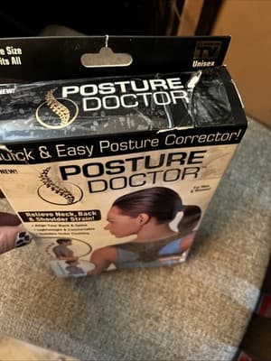 Ontel Posture Doctor Quick & Easy Posture Corrector - Black - Thumbnail 6