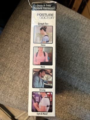 Ontel Posture Doctor Quick & Easy Posture Corrector - Black - Thumbnail 2