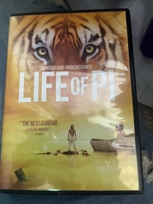 Life of Pi DVD Adventure Fantasy Ang Lee Kids Family - Image 1