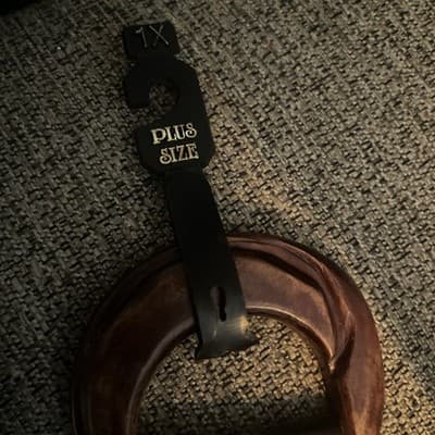 Vintage Women’s Braided Belt S Multicolor Leather Woven Covered Buckle Turkey - Thumbnail 2