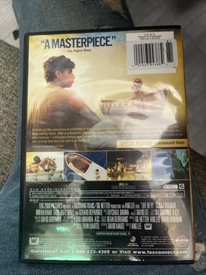 Life of Pi DVD Adventure Fantasy Ang Lee Kids Family - Thumbnail 3