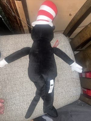 Kohls Cares Dr. Suess The Cat In The Hat Plush Cat 21" Stuffed Animal NEW - Thumbnail 3