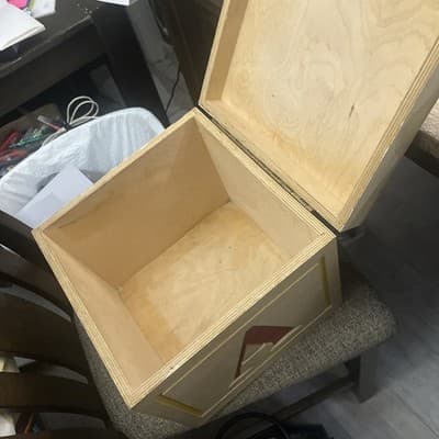 Kids Toy Box 11 X 11 X11” With Pooh Bear An Friends An Numbers And Letters - Thumbnail 5