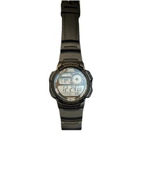 Casio Digital Watch Men Black World Time 3198 AE-1000W - Working Water Resistant - Image 1