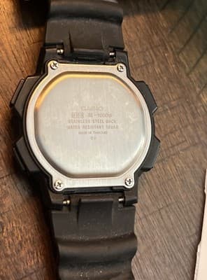 Casio Digital Watch Men Black World Time 3198 AE-1000W - Working Water Resistant - Thumbnail 4