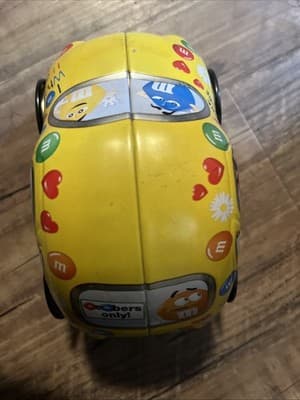 M & M Collectors VW Beetle Bug Tin, Rare - Thumbnail 2