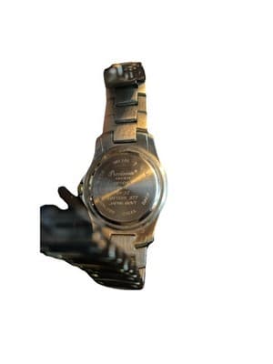 Precision by Gruen Quartz Two-Tone Roman Dial Date Window Wristwatch - Thumbnail 6