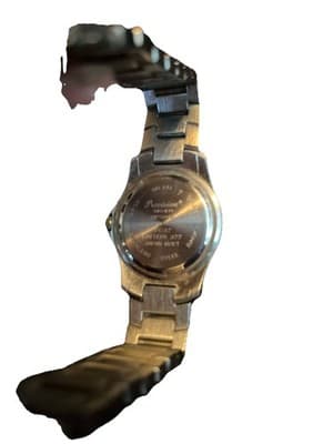 Precision by Gruen Quartz Two-Tone Roman Dial Date Window Wristwatch - Thumbnail 2