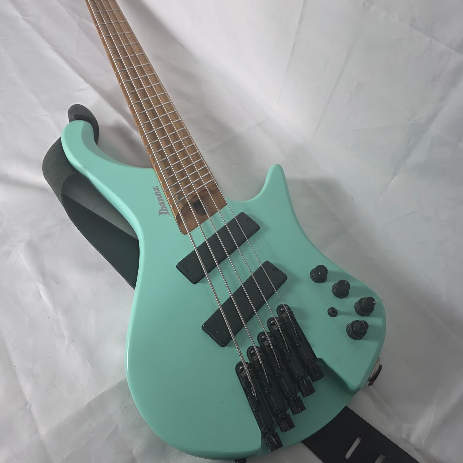 Ibanez EHB1005MS Bass Workshop 5-String Headless Bass Electric Guitar Green - Thumbnail 7