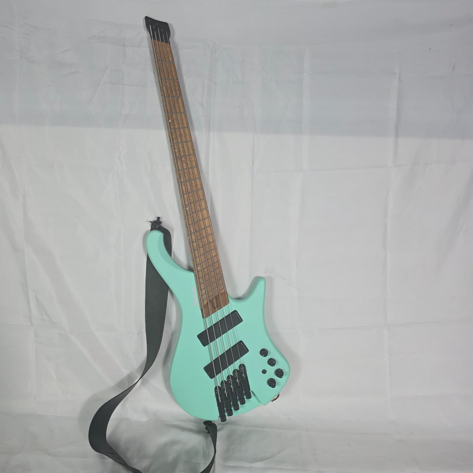 Ibanez EHB1005MS Bass Workshop 5-String Headless Bass Electric Guitar Green - Image 1