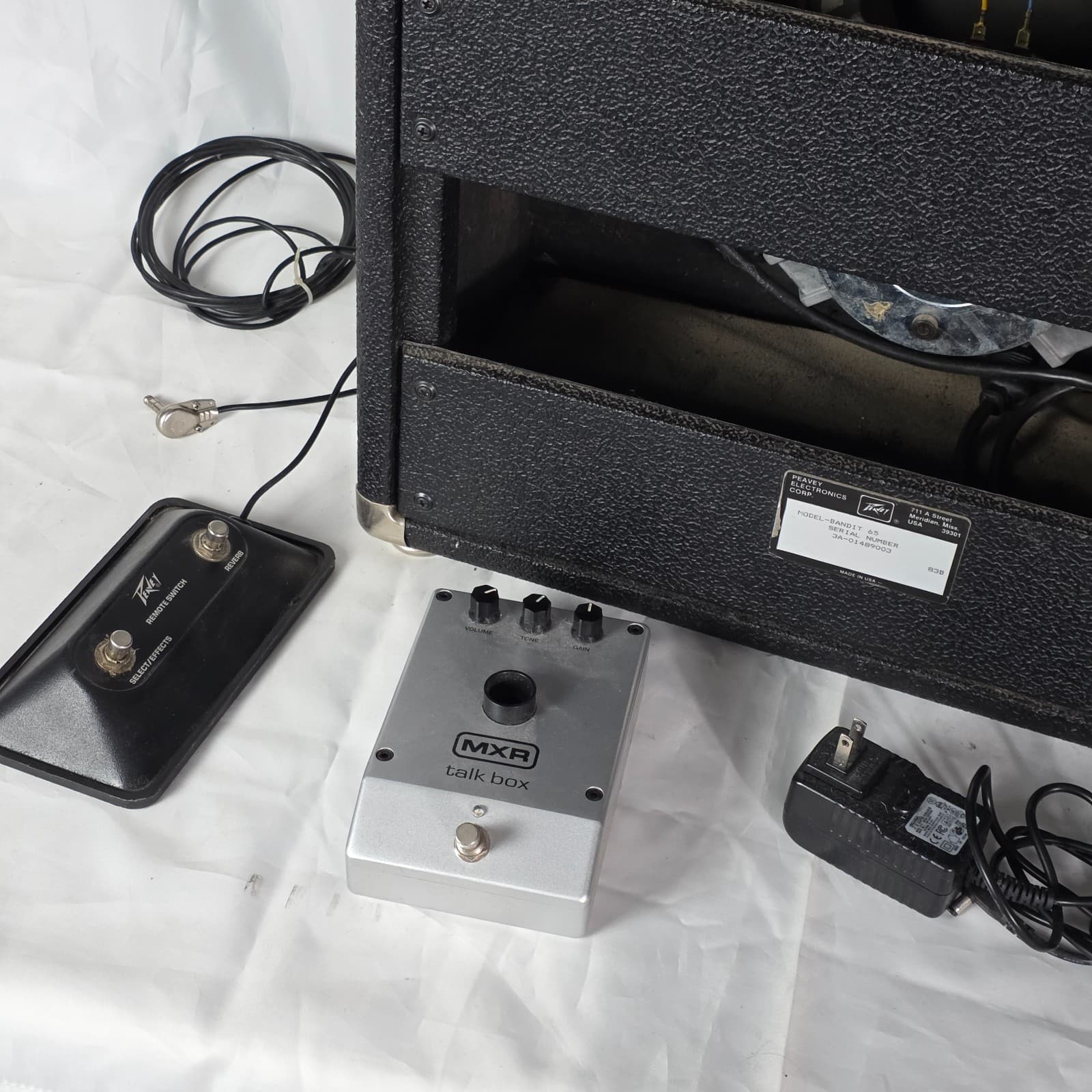 Vintage Peavey Bandit 65 Solo Series Electric Guitar Amplifier Scorpion Speaker - Thumbnail 12