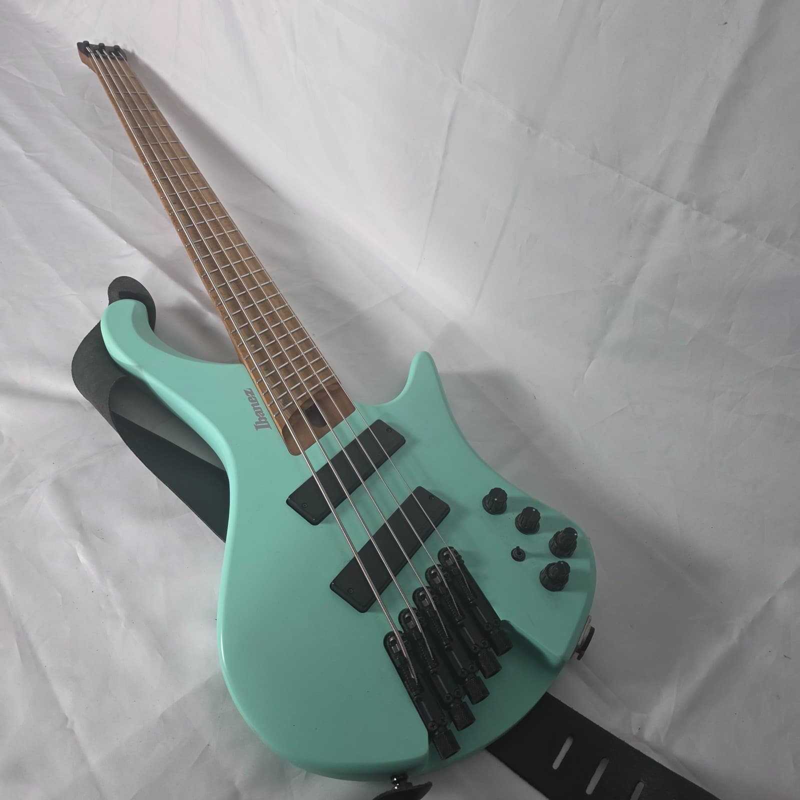 Ibanez EHB1005MS Bass Workshop 5-String Headless Bass Electric Guitar Green - Thumbnail 6
