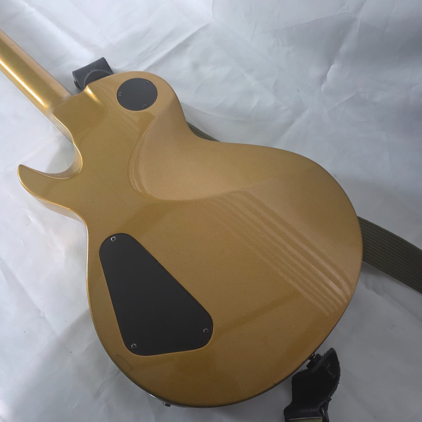 ESP LTD EC-256 Goldtop P90 Natural Singlecut Electric Guitar with Case/Strap - Thumbnail 7