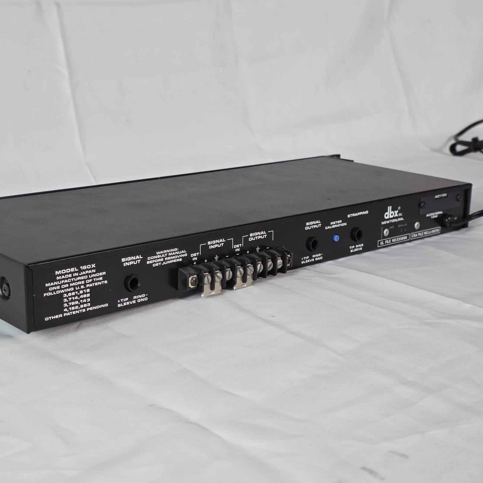 Vintage DBX 160X Professional Single Channel Vocal Processing Compressor/Limiter - Thumbnail 9