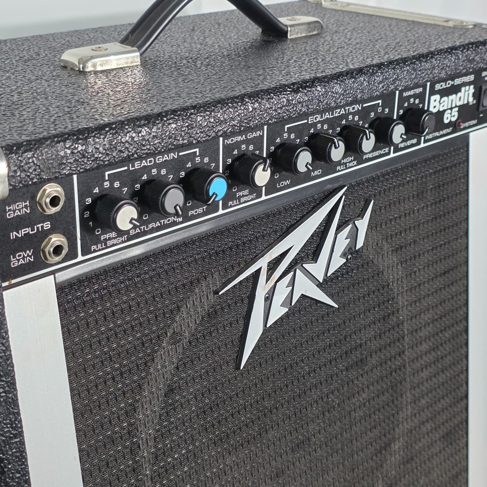 Vintage Peavey Bandit 65 Solo Series Electric Guitar Amplifier Scorpion Speaker - Thumbnail 6