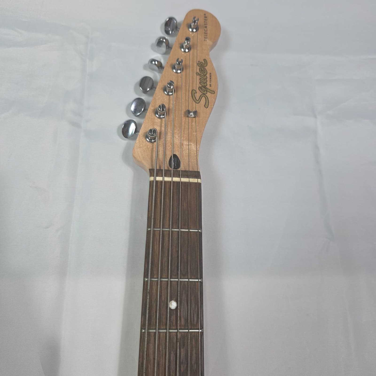 Fender Squier Paranormal Baritone Cabronita Telecaster Electric Guitar Green - Thumbnail 3