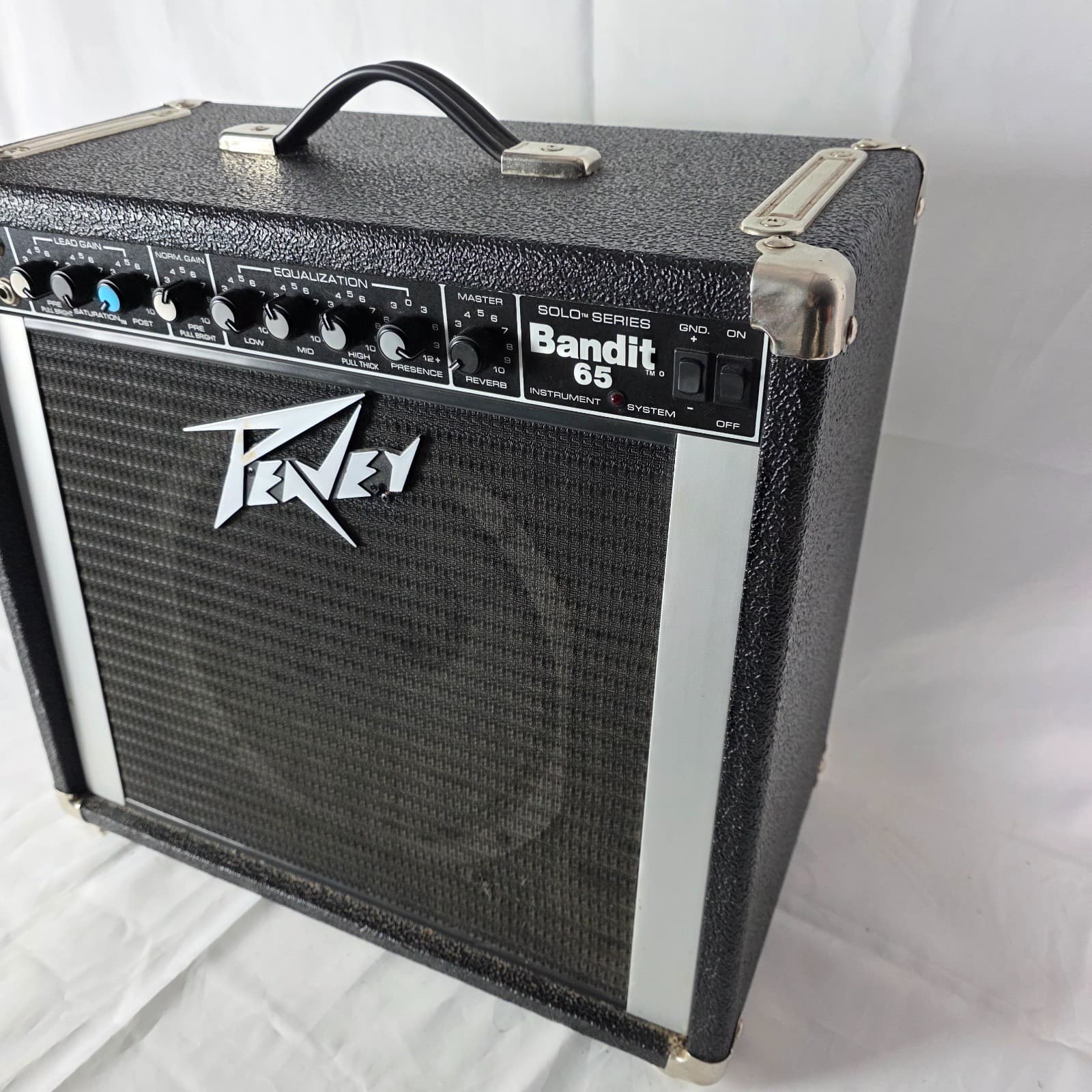 Vintage Peavey Bandit 65 Solo Series Electric Guitar Amplifier Scorpion Speaker - Thumbnail 7