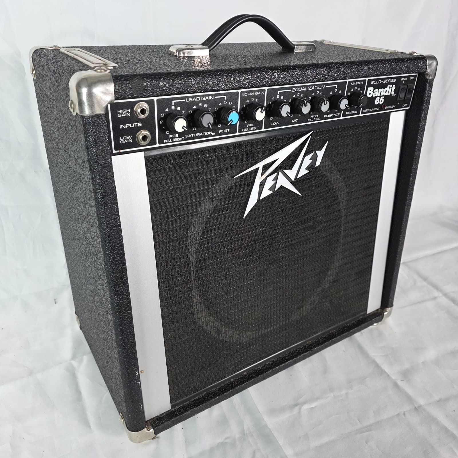 Vintage Peavey Bandit 65 Solo Series Electric Guitar Amplifier Scorpion Speaker - Thumbnail 2