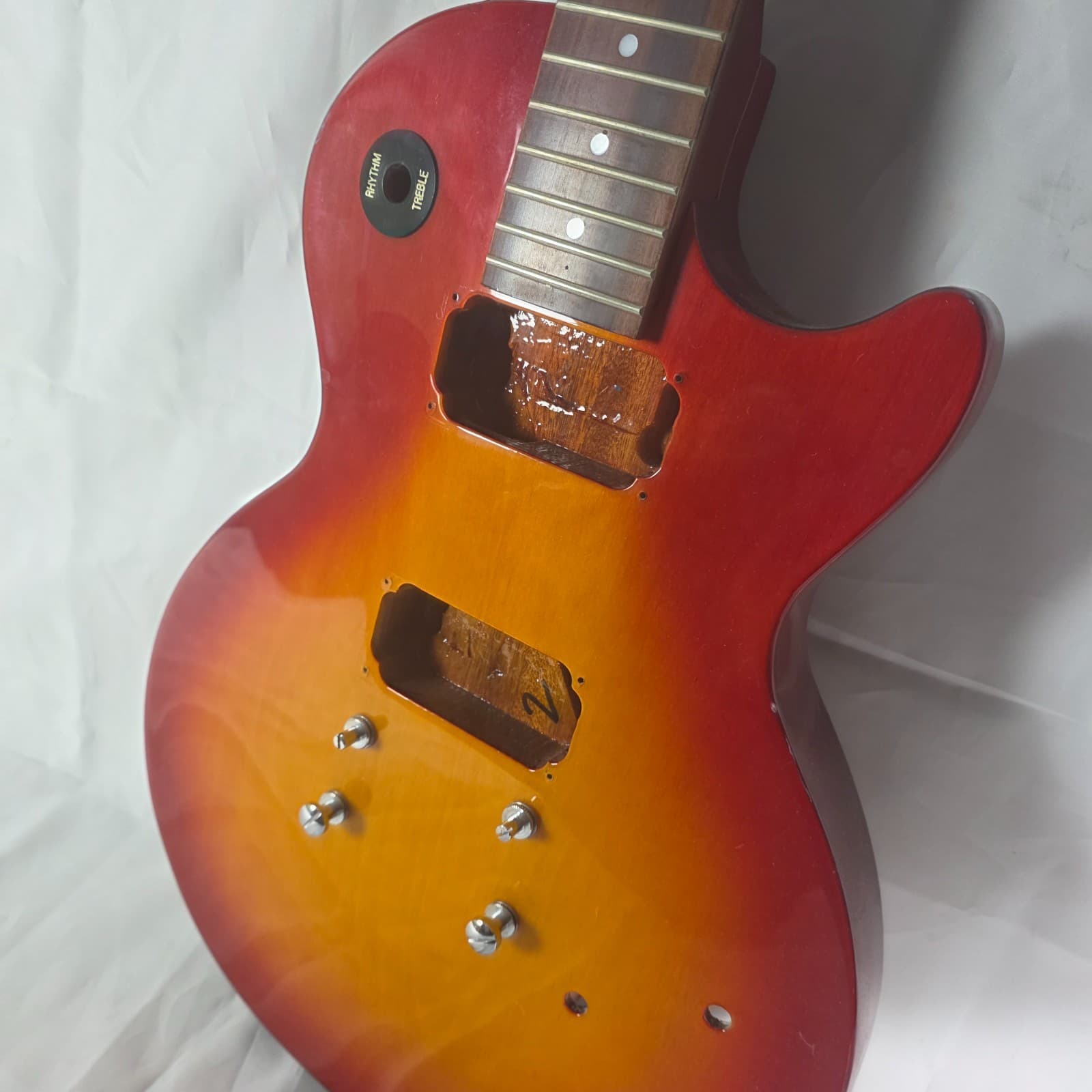 2017 Epiphone Les Paul Studio LT Electric Guitar Body & Neck Heritage Sunburst - Thumbnail 5