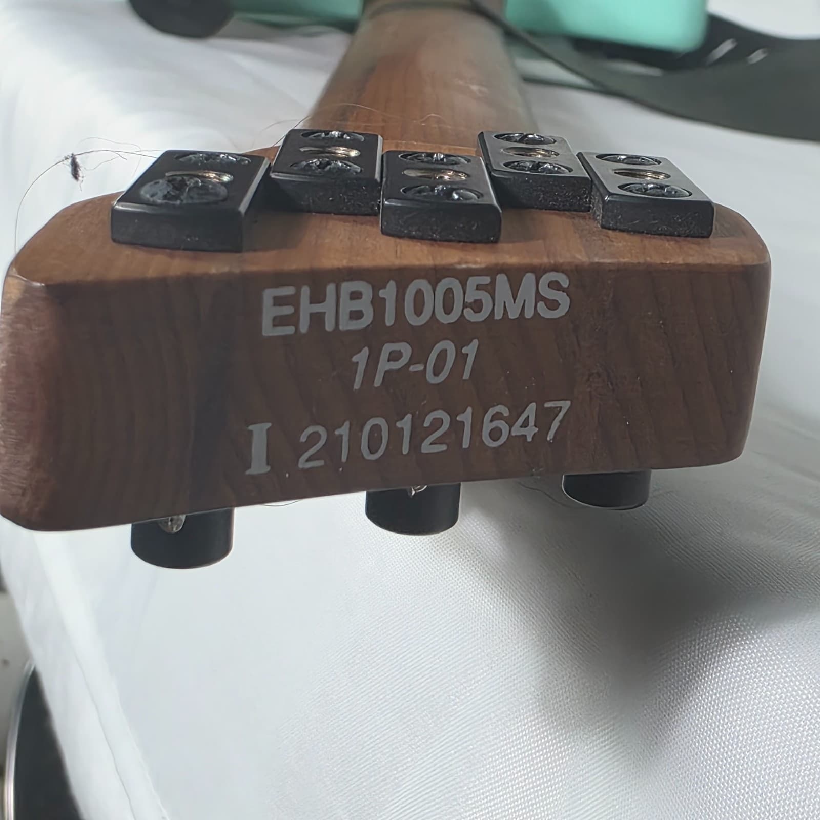 Ibanez EHB1005MS Bass Workshop 5-String Headless Bass Electric Guitar Green - Thumbnail 13