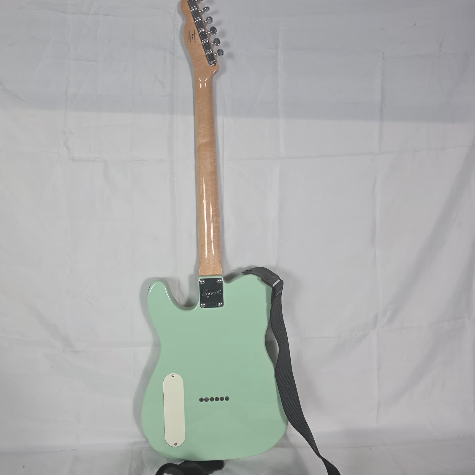 Fender Squier Paranormal Baritone Cabronita Telecaster Electric Guitar Green - Thumbnail 5