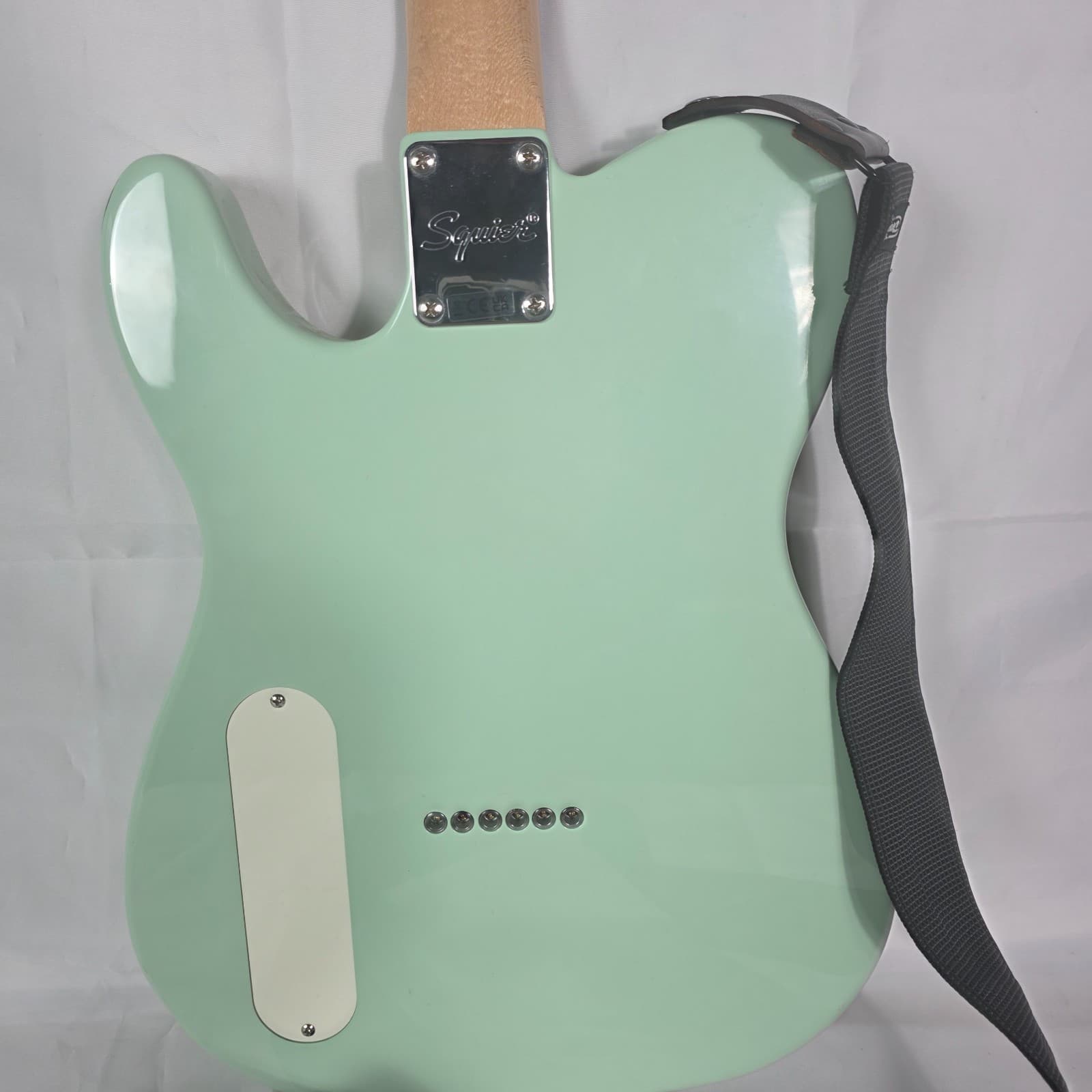 Fender Squier Paranormal Baritone Cabronita Telecaster Electric Guitar Green - Thumbnail 6