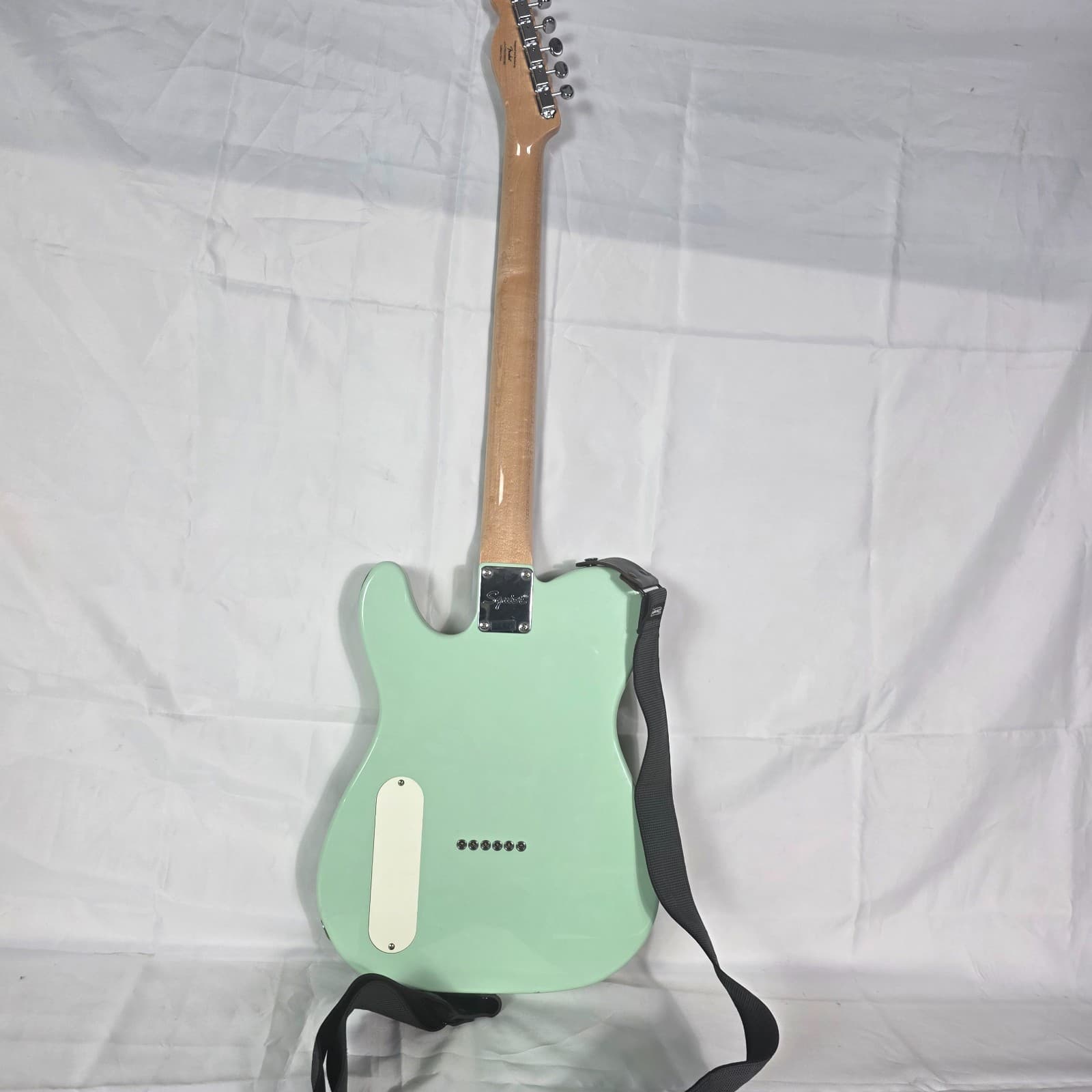 Fender Squier Paranormal Baritone Cabronita Telecaster Electric Guitar Green - Thumbnail 9