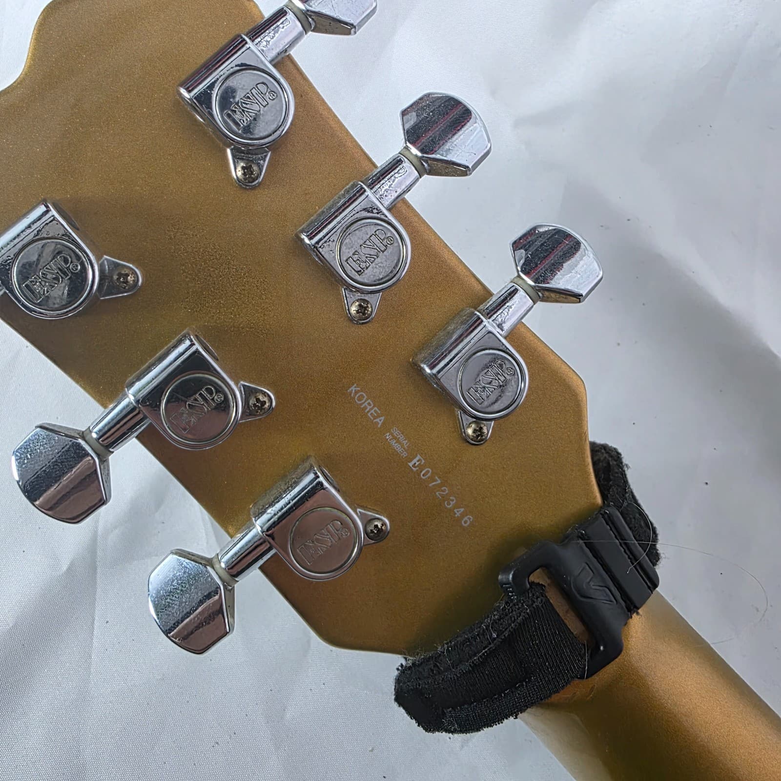 ESP LTD EC-256 Goldtop P90 Natural Singlecut Electric Guitar with Case/Strap - Thumbnail 6