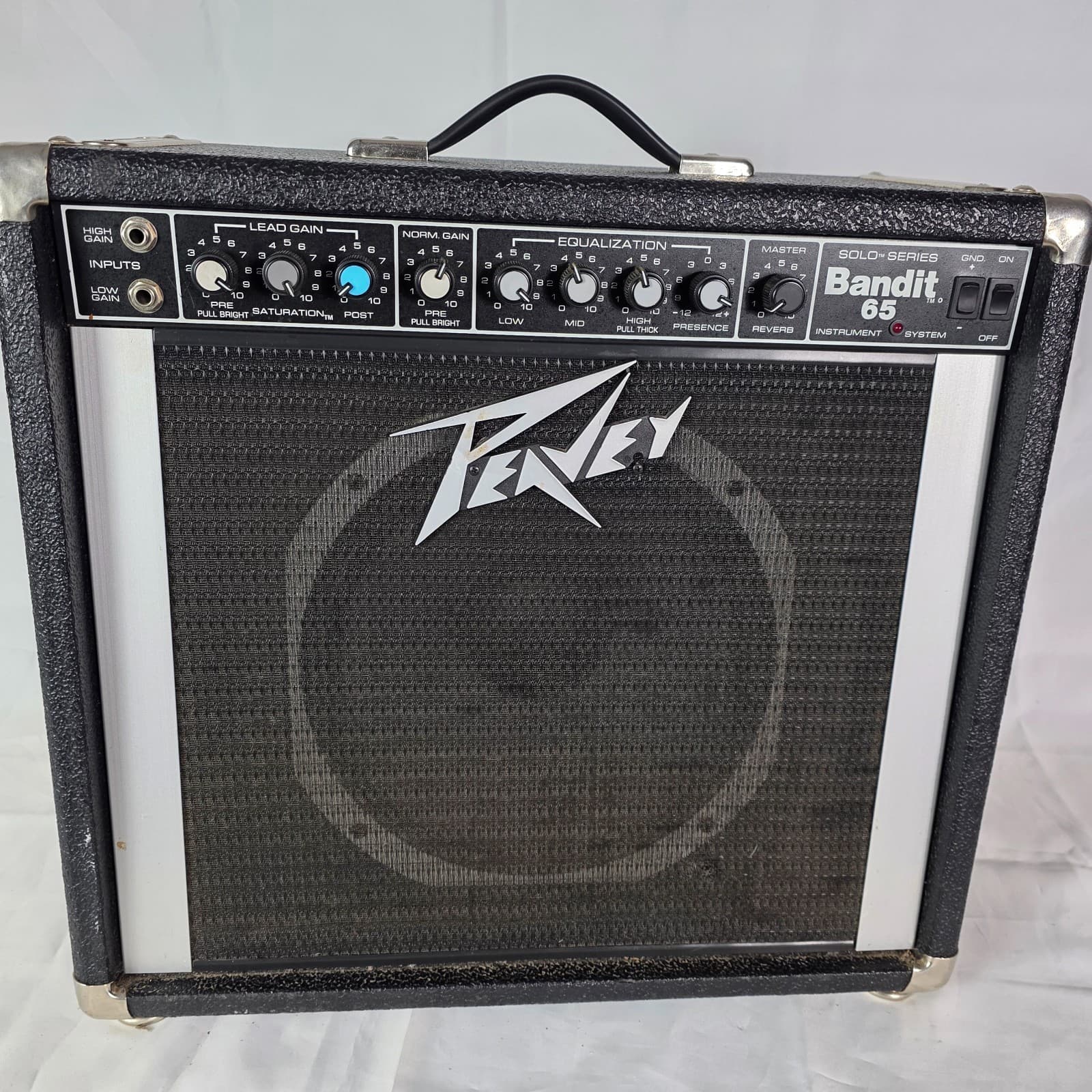 Vintage Peavey Bandit 65 Solo Series Electric Guitar Amplifier Scorpion Speaker - Thumbnail 3