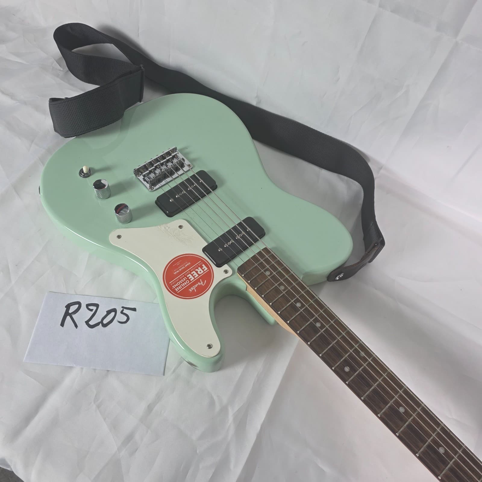 Fender Squier Paranormal Baritone Cabronita Telecaster Electric Guitar Green - Thumbnail 15