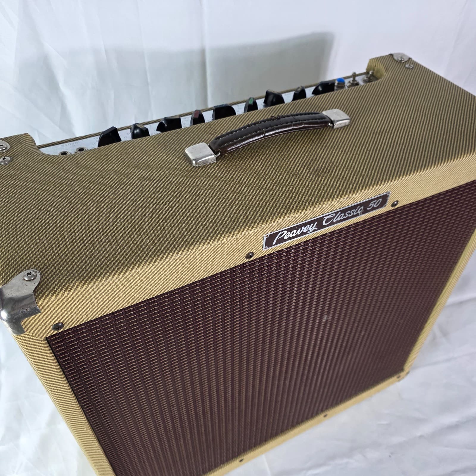 Peavey Electronics Classic 50/410 Beige Brown Tweed Combo Tube Guitar Amplifier - Thumbnail 4