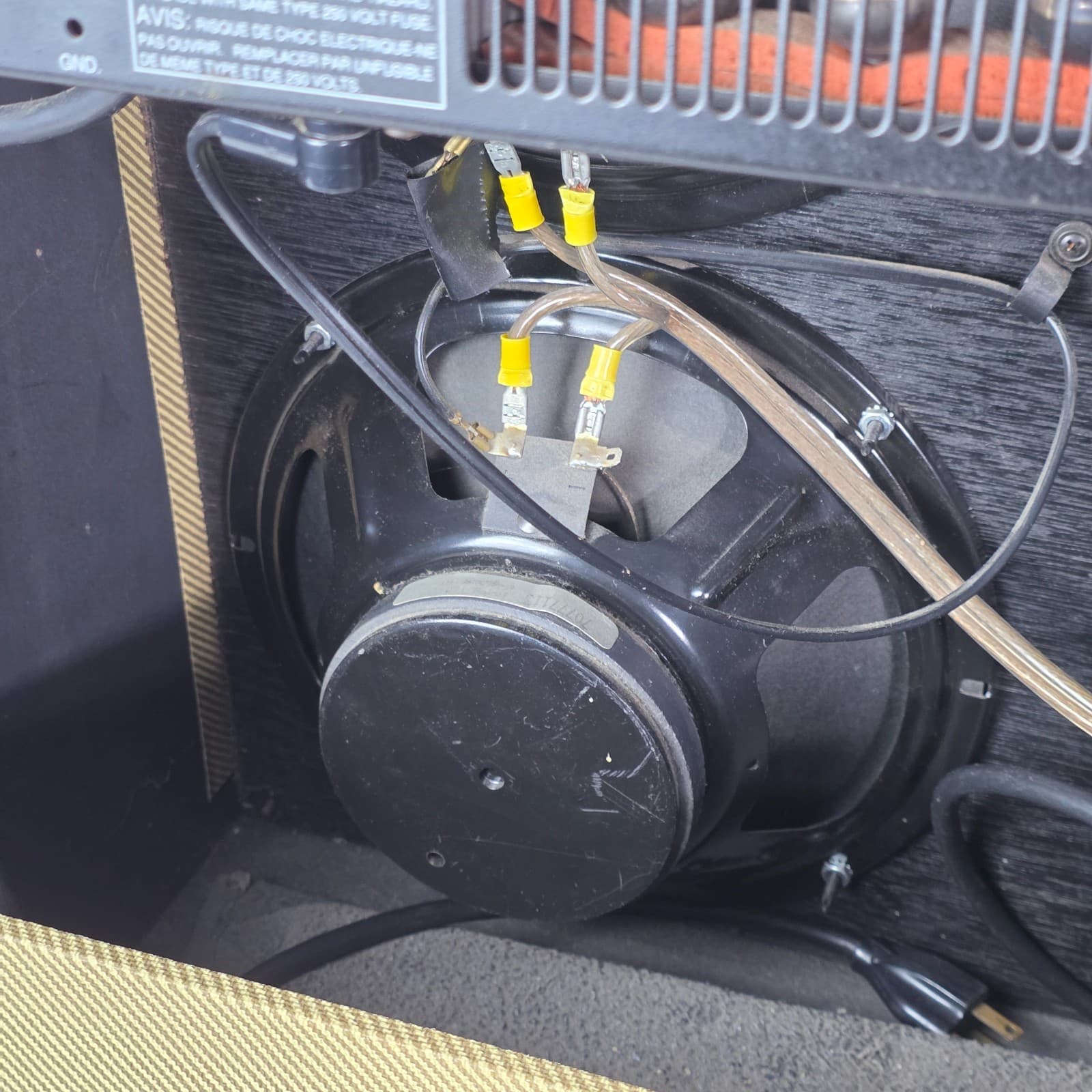 Peavey Electronics Classic 50/410 Beige Brown Tweed Combo Tube Guitar Amplifier - Thumbnail 13